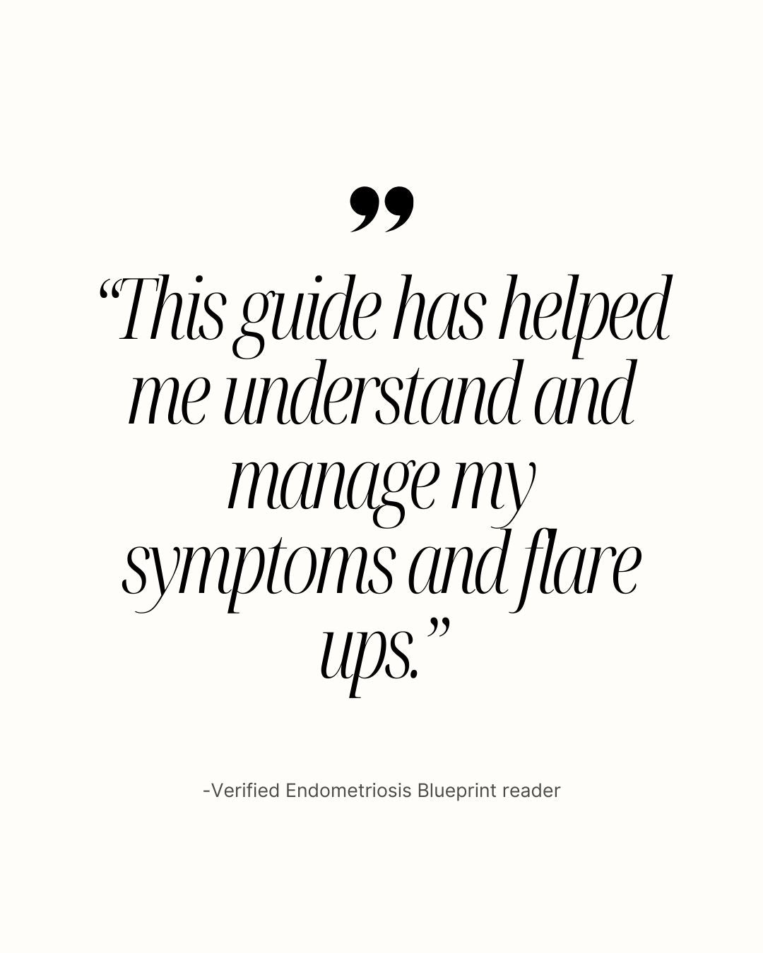 The Endometriosis Blueprint